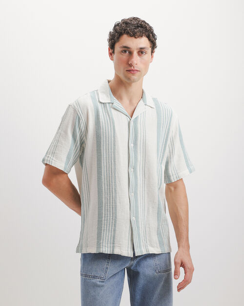 Camisa Fit Relaxed Rayas