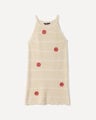 Vestido Estampado Flores,CREMA