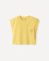 Playera Amarilla Bolsillo,AMARILLO
