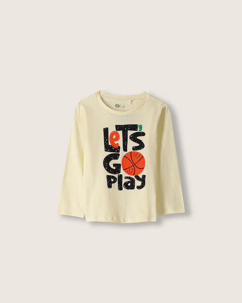 Playera Manga Larga Texto