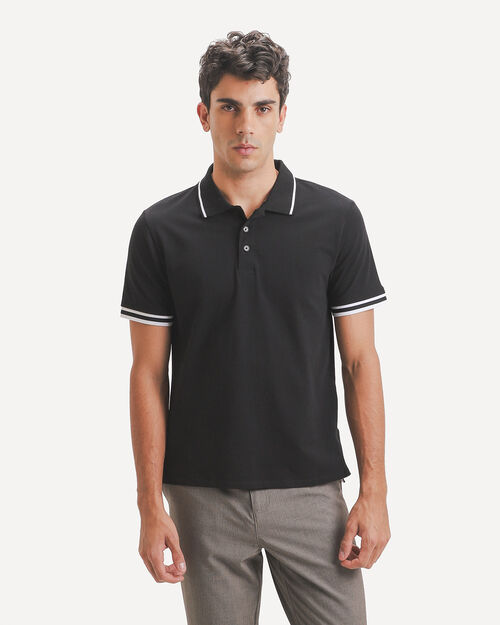 Polo Slim Negra