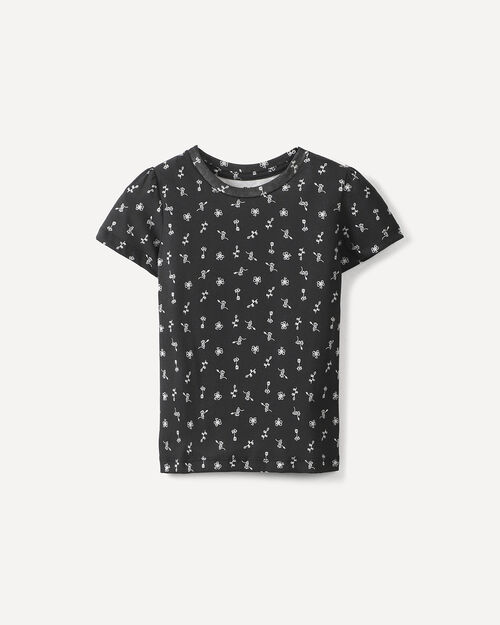 Playera Gris Estampada
