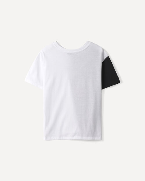 Playera Negra Relaxed