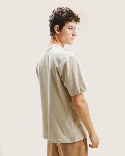 Playera Gris Fit Relaxed