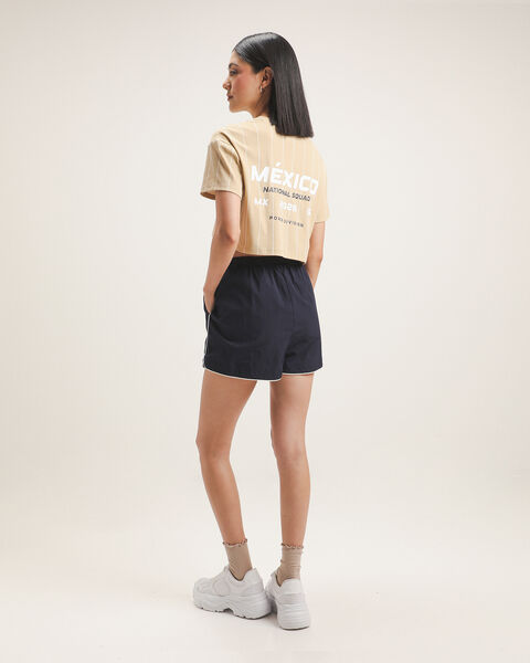 Playera Cropped Deportiva