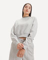 Sudadera Cerrada Beige,GRIS