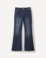 Jeans Flare Destrucciones,AZUL MARINO