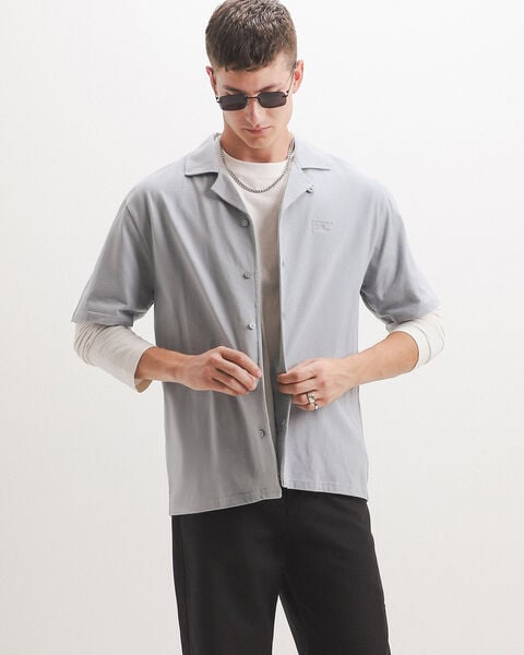 Camisa Gris S&oacute;lida
