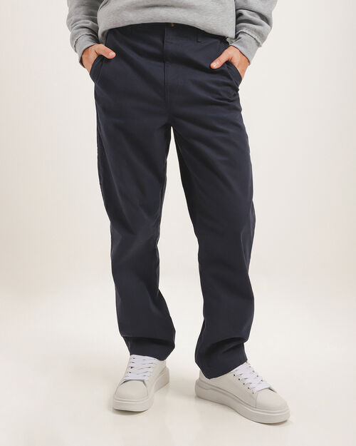 Pantalón Fit Straight Azul