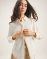 Camisa Animal Print,BLANCO