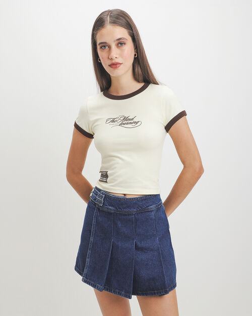 Playera Baby Tee Estampada