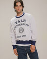 Sudadera Yale University,BLANCO