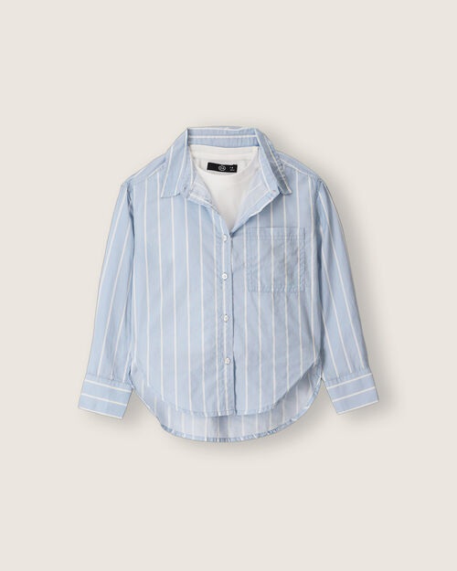 Conjunto Playera Y Camisa Rayas