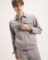 Chamarra Fit Relaxed,GRIS CLARO