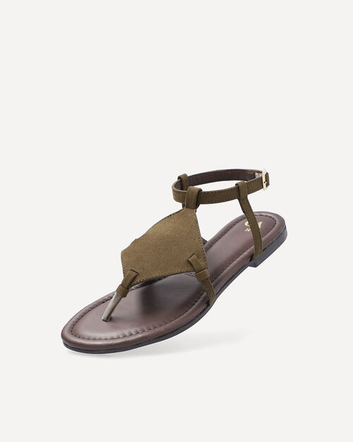 Sandalias Verdes Multitiras