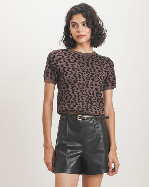 Top Animal Print
