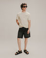 Bermuda Fit Loose,NEGRO