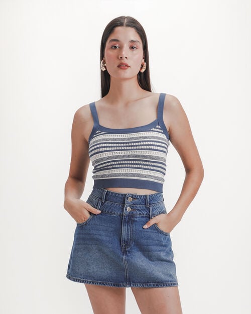 Crop Top Tejido