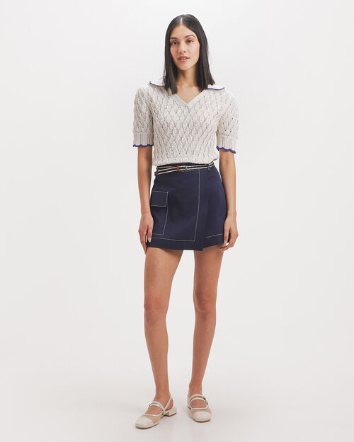 Short Falda Azul