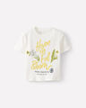 Playera Blanca Texto Gr&aacute;fico,BLANCO P1