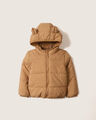 Chamarra Hoddie Acolchada,CAFE CLARO