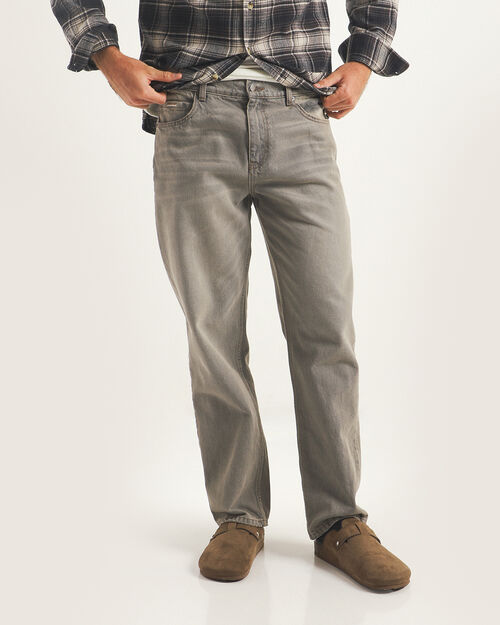 Jeans Gris Fit Straight