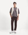 Jogger Blanco Relaxed,ROJO VINO
