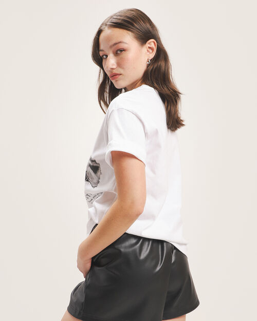 Playera Manga Corta Blanca