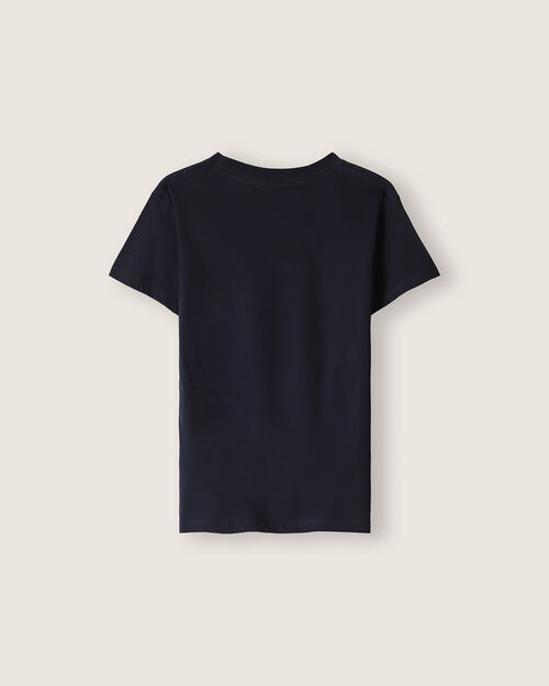 Playera Estampada Azul
