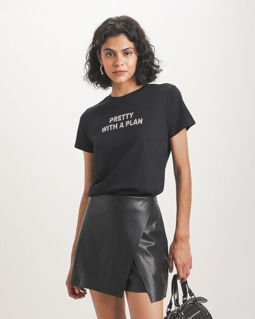 Playera Negra Dise&ntilde;o