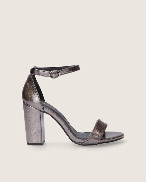 Sandalia Tacón Metálico