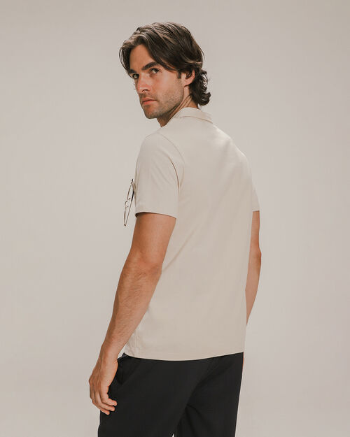 Polo Fit Slim Beige