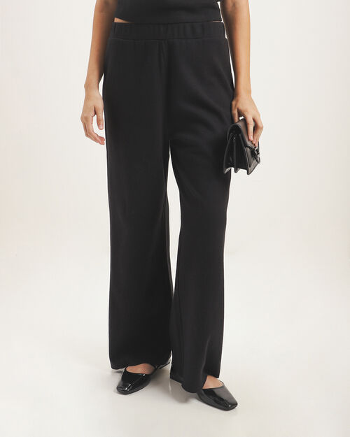 Pantalón Negro Cintura Elástica