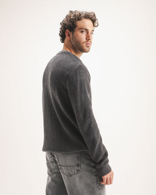 Suéter Fit Regular Gris