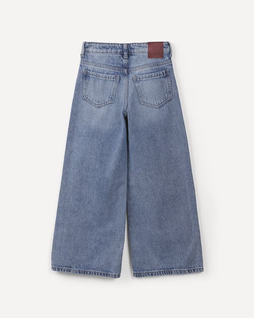 Jeans Wide Leg Corazones