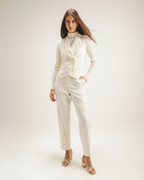 Pantalón Blanco Straight