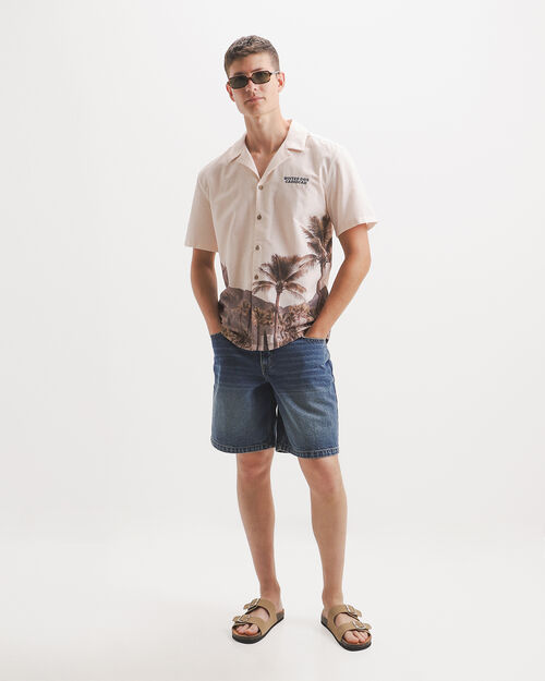 Camisa Resort Dise&ntilde;o Palmas