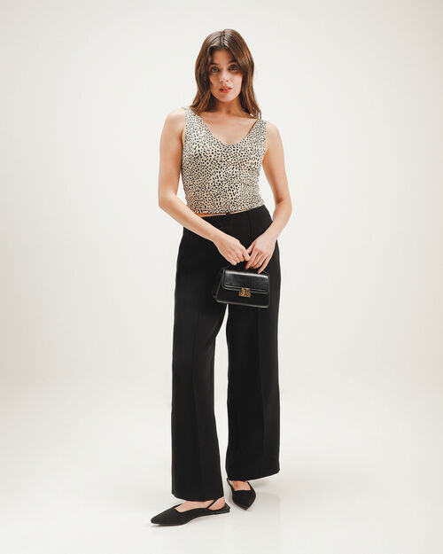 Pantal&oacute;n Fit Wide Leg