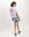 Playera Verde Texto Gr&aacute;fico,BLANCO P1