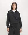 Sudadera Cerrada Morada,NEGRO