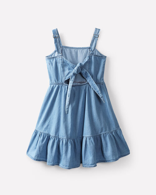 Vestido Corto Tirantes Azul