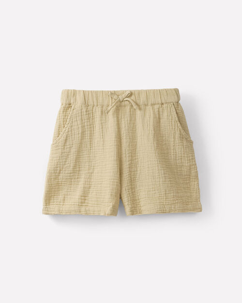 Short Amarillo Con El&aacute;stico