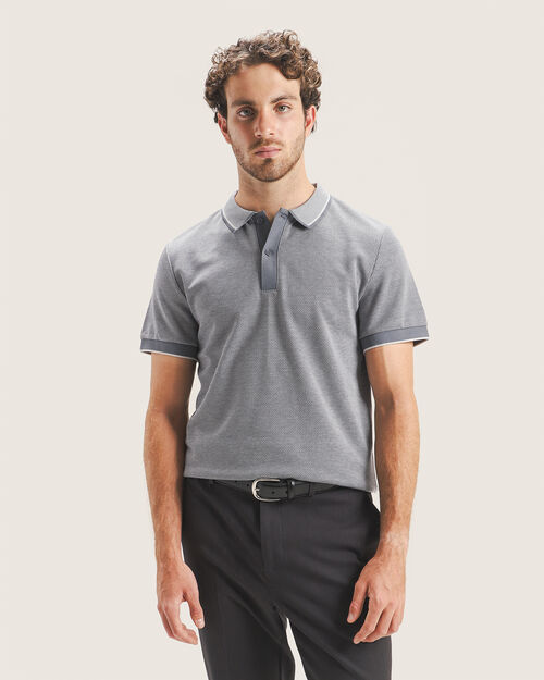 Polo Azul Fit Slim