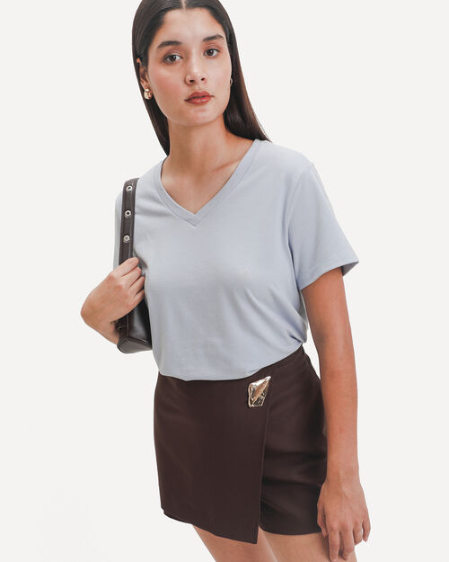 Playera Azul Relaxed