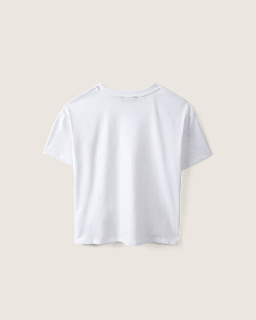 Playera Blanca Aplicaciones