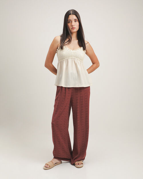 Blusa Beige Tirantes