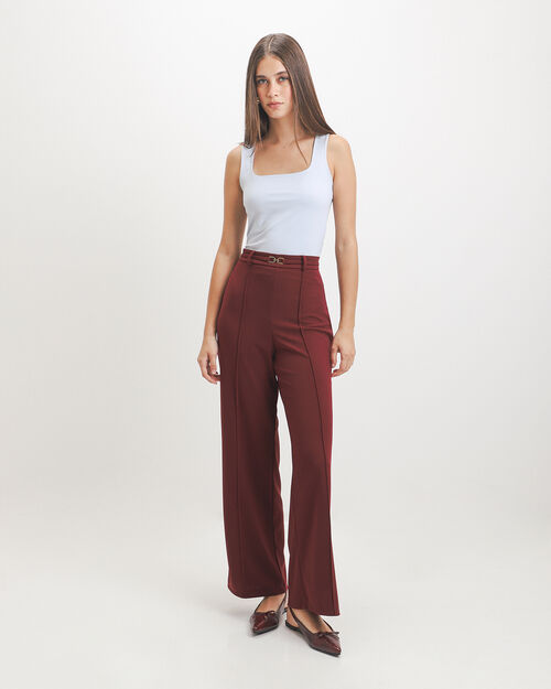 Pantal&oacute;n Rojo Hebilla