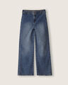 Jeans Wide Leg,AZUL MARINO