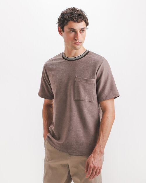 Playera Manga Corta Textura
