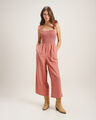 Jumpsuit Tirantes Rosa,PALO ROSA